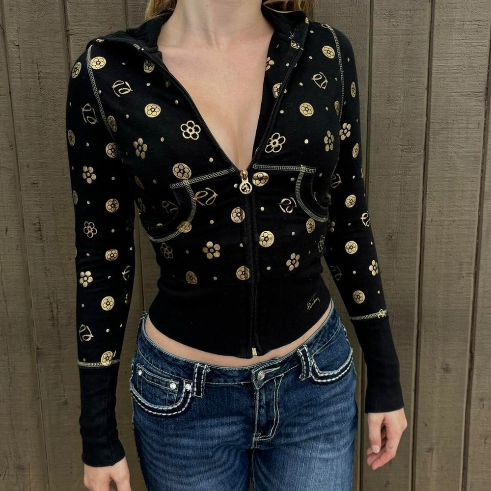 Pepe Jeans London sweatshirt with hood Black/Gold - Picture 8 of 9